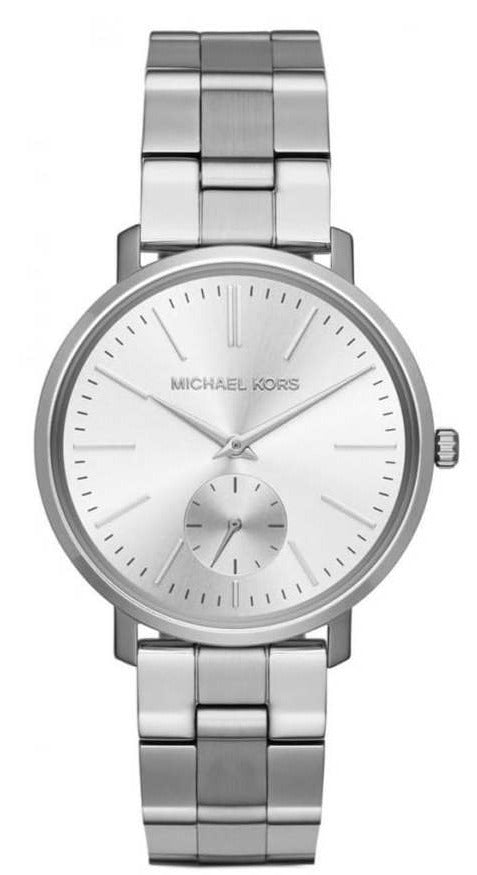 Michael Kors Jaryn Quartz Silver Dial Silver Steel Strap Watch For Women - MK3499