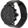 Tommy Hilfiger Briggs Black Dial Black Steel Strap Watch for Men  - 1791423