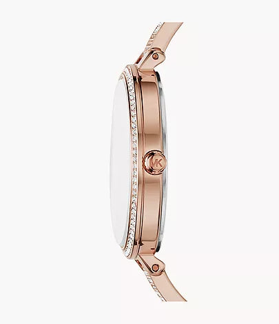 Michael Kors Jaryn Quartz Rose Gold Dial Rose Gold Steel Strap Watch For Women - MK3785