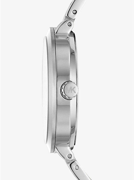 Michael Kors Garner Analog Silver Dial Silver Steel Strap Watch For Women - MK6407