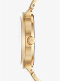 Michael Kors Garner Quartz Gold Dial Gold Steel Strap Watch For Women - MK6408