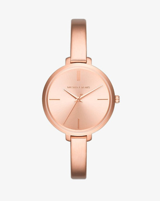 Michael Kors Jaryn Rose Gold Dial Rose Gold Steel Strap Watch For Women - MK3547