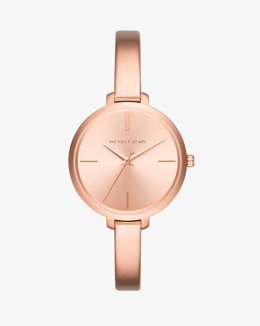 Michael Kors Jaryn Rose Gold Dial Rose Gold Steel Strap Watch For Women - MK3547