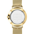 Coach Charles Black Dial Gold Mesh Bracelet Watch for Men - 14602440