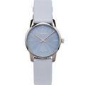 Calvin Klein City Blue Dial Blue Leather Strap Watch for Women - K2G231VN