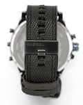 Diesel Mr Daddy 2.0 Chronograph Grey Dial Black Nylon Strap Watch For Men - DZ7420