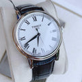 Tissot T Classic Carson White Dial Black Leather Strap Watch for Men - T085.410.16.013.00