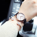 Emporio Armani Classic Quartz Pink Dial Brown Leather Strap Watch For Women - AR1911