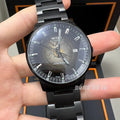 Mido Commander II Automatic Gradient Black Dial Black Steel Strap Watch For Men - M021.407.33.411.00