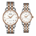 Mido Baroncelli Automatic White Dial Two Tone Steel Strap Watch For Women - M8600.9.N6.1