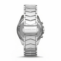 Michael Kors Whitney Chronograph Crystals Silver Dial Silver Steel Strap Watch For Women - MK6728