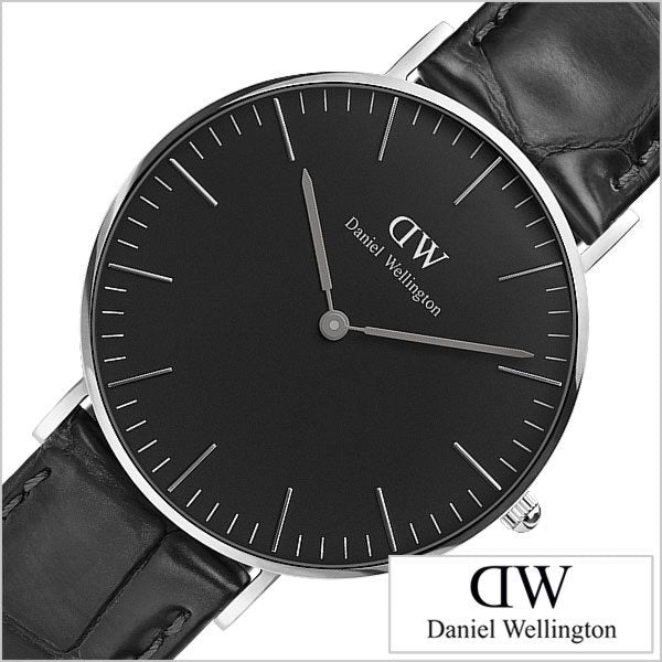 Daniel Wellington Classic Reading Black Dial Black Leather Strap Watch For Women - DW00100147