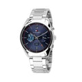 Tommy Hilfiger Deacan Blue Dial Silver Steel Strap Watch for Men - 1791551