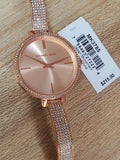 Michael Kors Jaryn Quartz Rose Gold Dial Rose Gold Steel Strap Watch For Women - MK3785