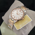 Michael Kors Whitney Quartz White Dial Two Tone Steel Strap Watch For Women - MK6686