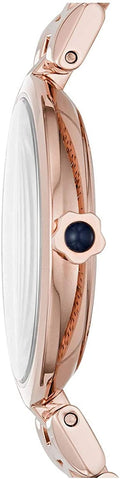 Emporio Armani Arianna Quartz Grey Dial Rose Gold Steel Strap Watch For Women - AR11220