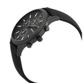 Emporio Armani Renato Chronograph Black Dial Black Nylon Strap Watch For Men - AR11457