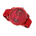 Tommy Hilfiger Denim Red Dial Red Rubber Strap Watch for Men - 1791557