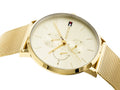 Tommy Hilfiger Jenna Quartz White Dial Gold Mesh Bracelet Watch For Women - 1781943