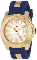 Tommy Hilfiger White Dial Two Tone Steel Strap Watch for Women - 1781307