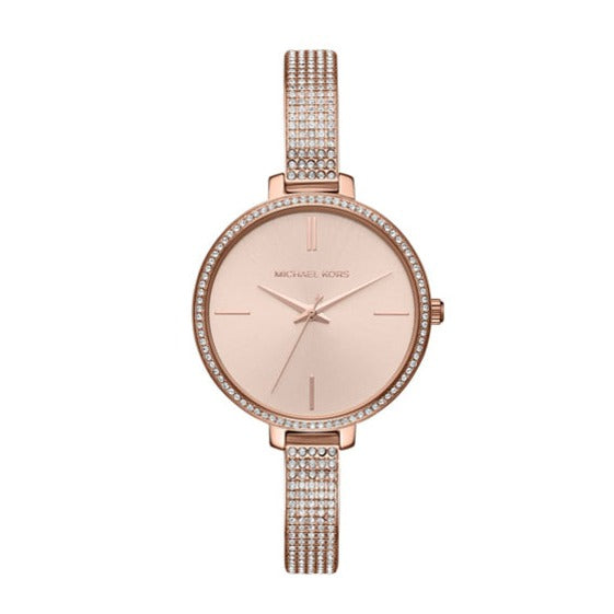 Michael Kors Jaryn Quartz Rose Gold Dial Rose Gold Steel Strap Watch For Women - MK3785