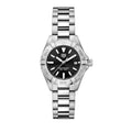 Tag Heuer Aquaracer Quartz Black Dial Silver Steel Strap Watch for Women - WBD1410.BA0741