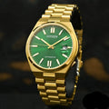 Citizen Tsuyosa Automatic Green Dial Gold Steel Strap Watch For Men - NJ0152-51X