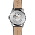Fossil Pilot 54 Automatic Cream Dial Brown Leather Strap Watch for Men - ME3119