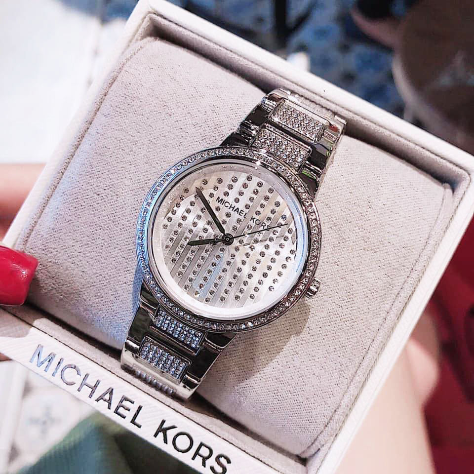 Michael Kors Gabbi Quartz Silver Dial Silver Steel Strap Watch For Women - MK3984
