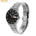 Mido Commander II Automatic Black Dial Silver Steel Strap Watch For Men - M021.431.11.051.00