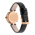 Gucci Diamantissima Quartz Black Dial Black Leather Strap Watch for Women - YA141501