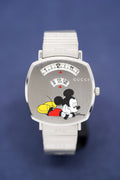 Gucci Grip x Disney Quartz Silver Dial Silver Steel Strap Unisex Watch - YA157419