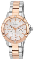 Guess Mist Quartz Silver Dial Two Tone Steel Strap Watch For Women - W0443L4