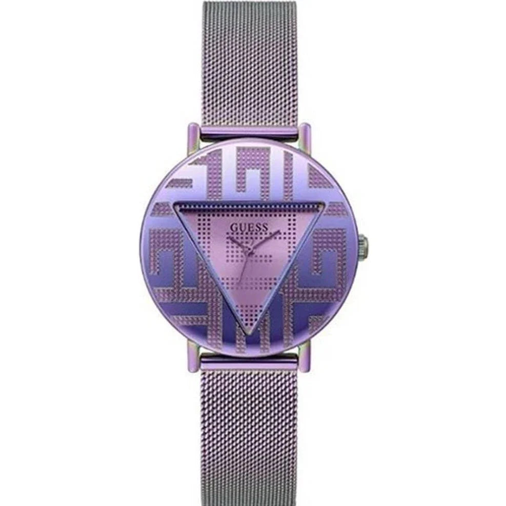 Guess Iconic Quartz Multicolor Dial Multicolor Mesh Bracelet Watch For Women - GW0479L1