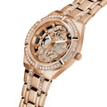 Guess Allara Quartz Rose Gold Dial Rose Gold Steel Strap Watch For Women - GW0604L3