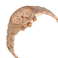 Guess Mini Sunrise Chronograph Quartz Rose Gold Dial Rose Gold Steel Strap Watch For Women - W0448L3