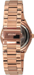 Guess Mini Spectrum Quartz Rose Gold Dial Rose Gold Steel Strap Watch For Women - W0122L3