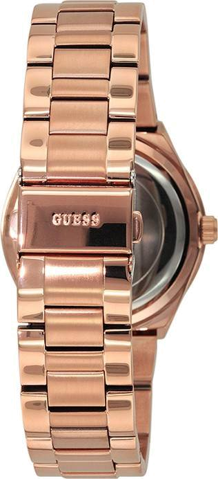 Guess Mini Spectrum Quartz Rose Gold Dial Rose Gold Steel Strap Watch For Women - W0122L3