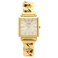 Guess Vanity Gold Dial Gold Steel Strap Watch for Women - W1029L2