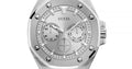 Guess Analog Quartz Silver Dial Silver Steel Strap Watch For Men - U0377G1