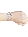 Hugo Boss Hera White Dial Two Tone Steel Strap Watch for Women - 1502564