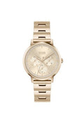 Hugo Boss Prima Gold Dial Gold Steel Strap Watch for Women - 1502571