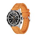 Hugo Boss Energy Chronograph Quartz Black Dial Orange Rubber Strap Watch For Men - 1513970