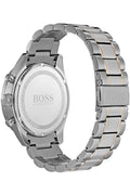 Hugo Boss Trophy Chronograph Grey Dial Silver Steel Strap Watch for Men - 1513634
