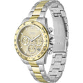 Hugo Boss Ikon Chronograph Silver Dial Two Tone Steel Strap Watch for Men - 1512960