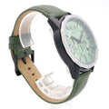 Armani Exchange Banks Chronograph Green Dial Green Leather Strap Watch For Men - AX1725