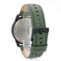 Armani Exchange Banks Chronograph Green Dial Green Leather Strap Watch For Men - AX1725