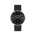 Coach Charles Black Dial Black Leather Strap Watch for Men - 14602149