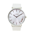 Coach Perry White Dial White Leather Strap Watch for Women - 14503117