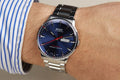 Mido Commander II Automatic Chronometer Blue Dial Silver Steel Strap Watch For Men - M021.431.11.041.00